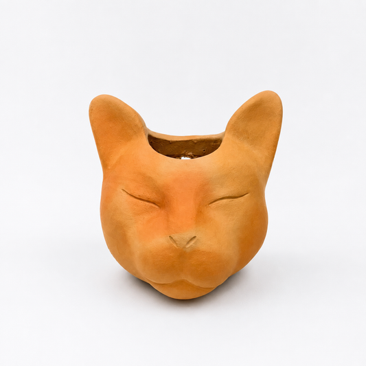Vaso Felino Terracota Natural
