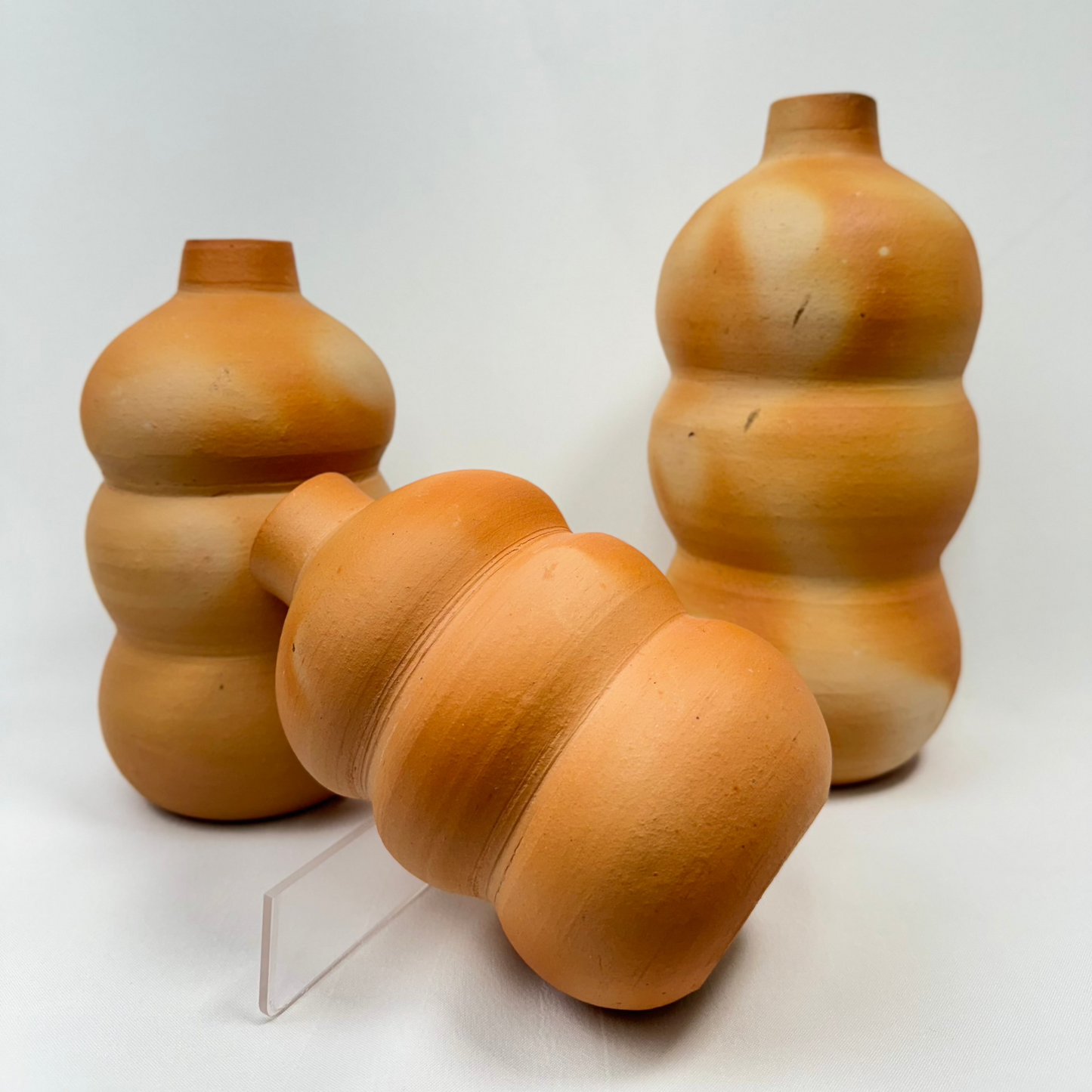 Juego de jarrones de tres buchos
