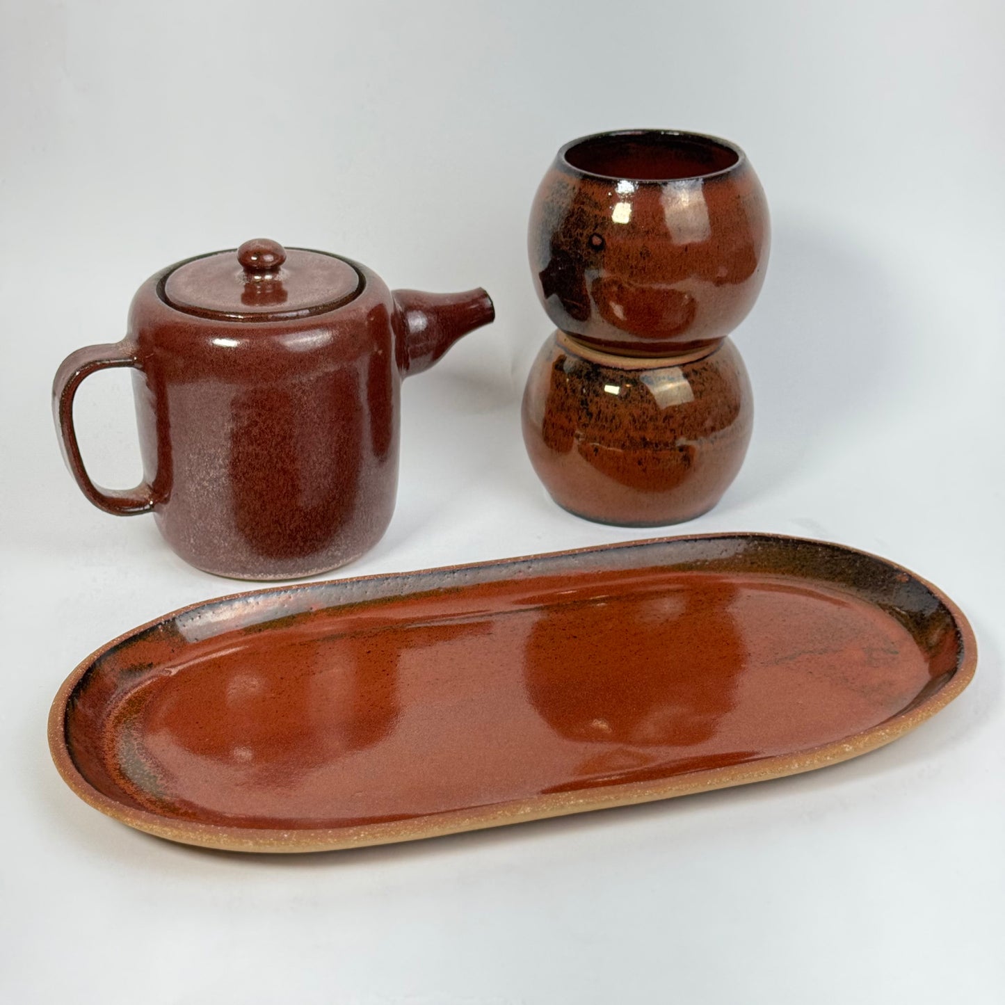 Kit de café y té marrón Oscar