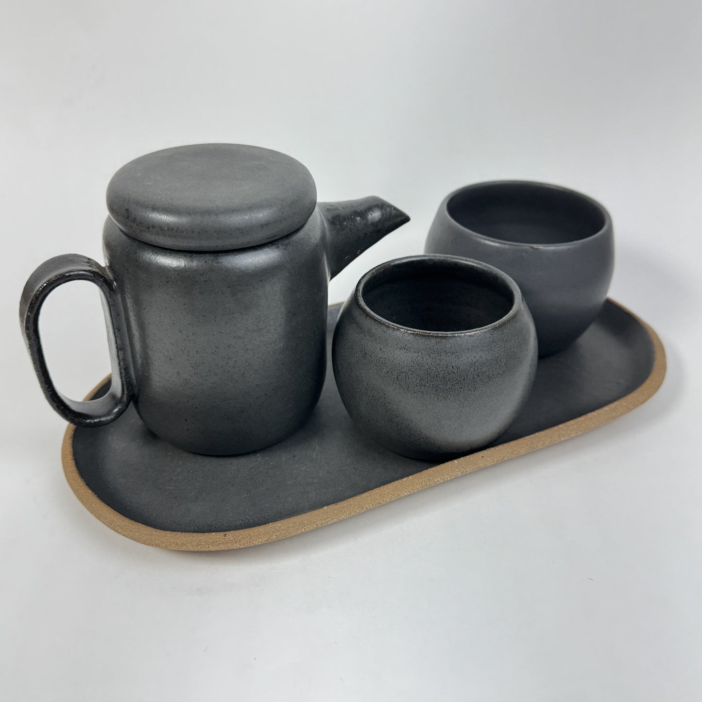 Kit de café y té Oscar gris