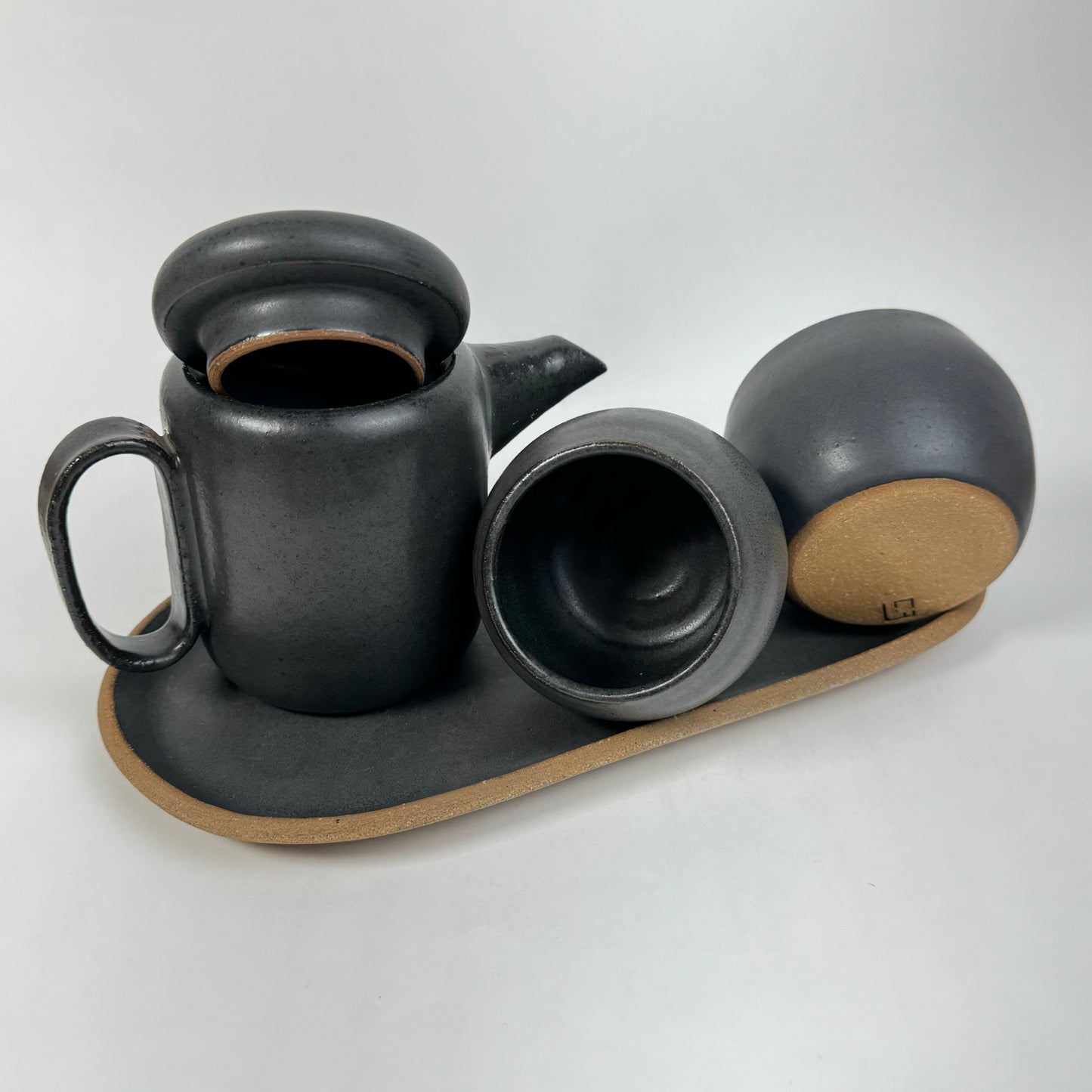 Kit de café y té Oscar gris