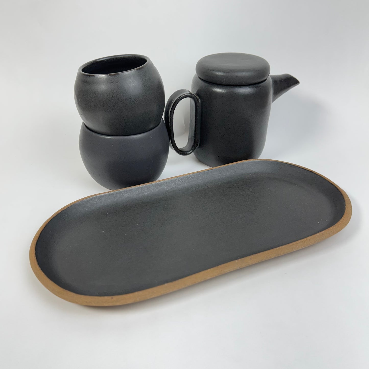 Kit de café y té Oscar gris