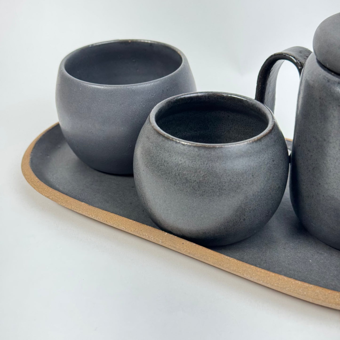 Kit de café y té Oscar gris