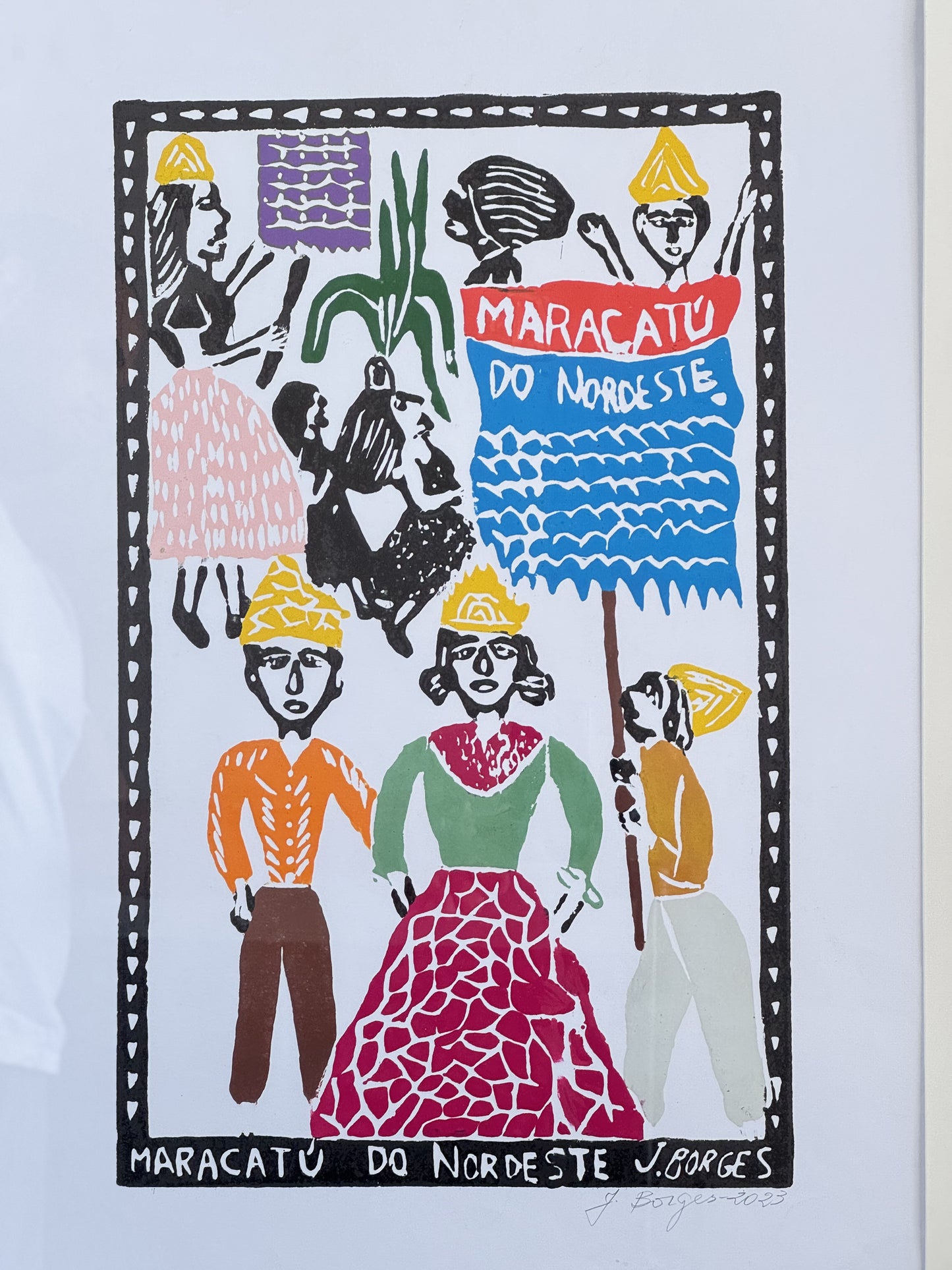 Xilografía J. Borges Maracatú del Nordeste