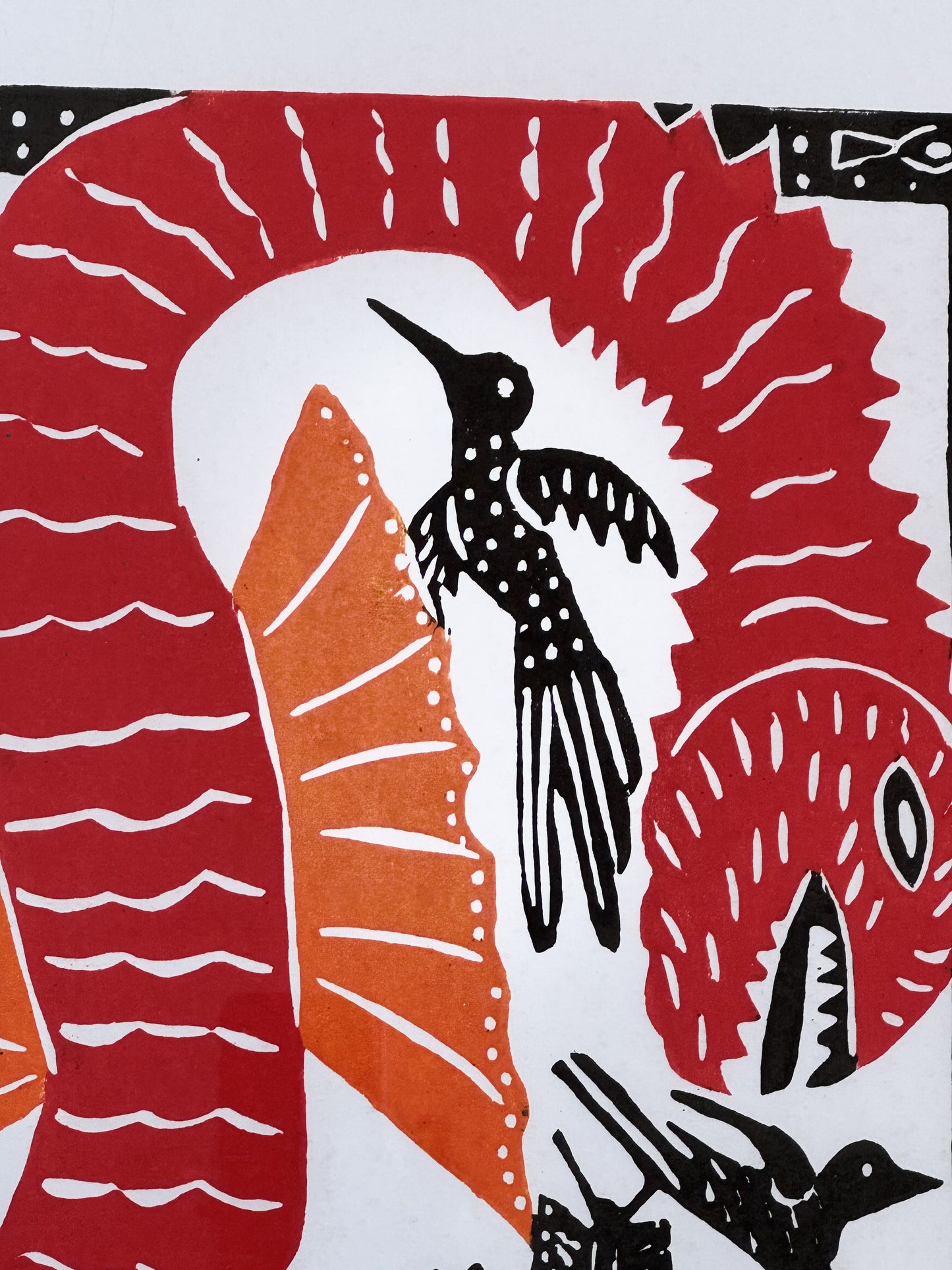 Xilografía J. Borges El peregrino y la serpiente