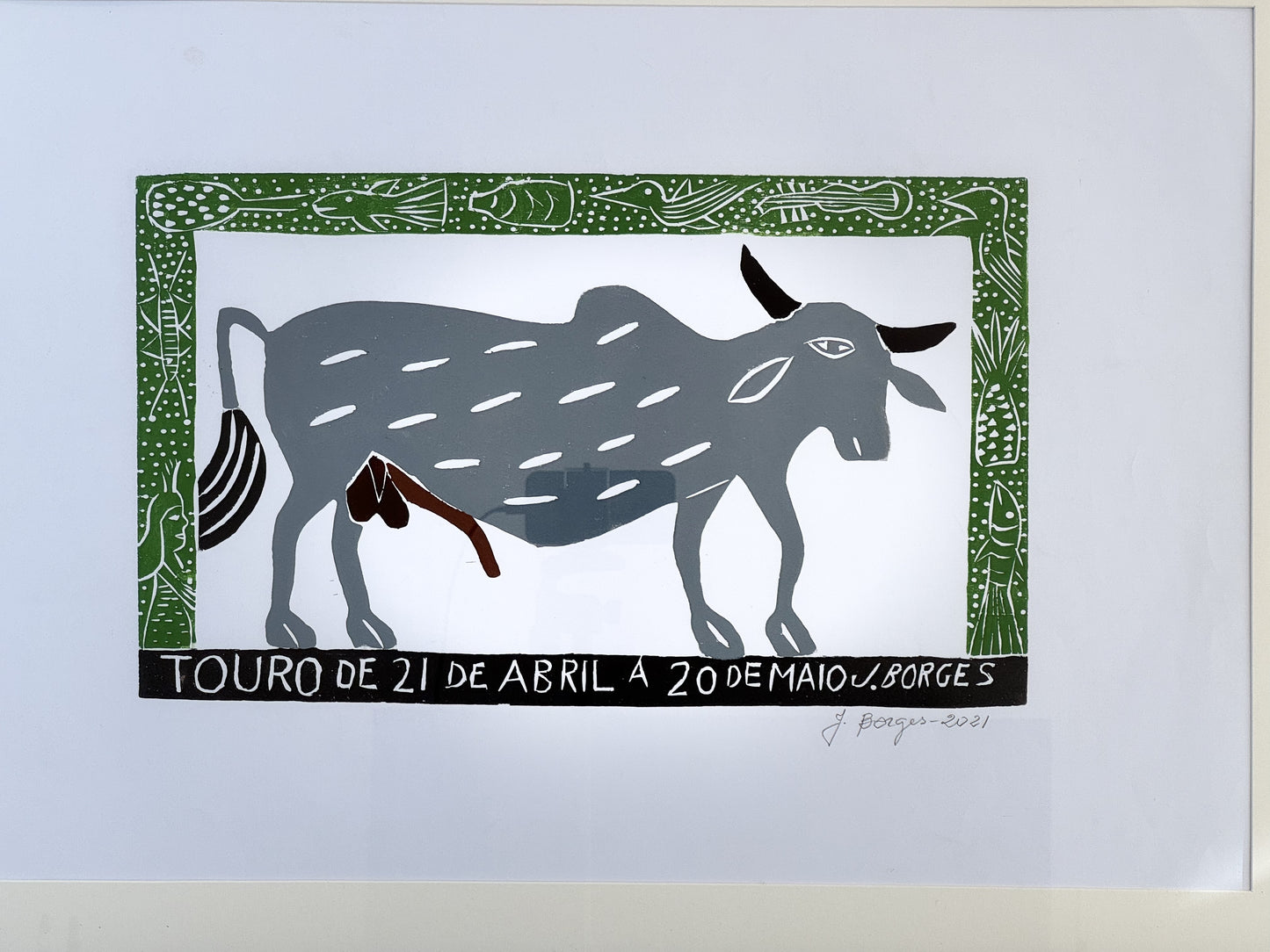 Grabado en madera de J. Borges Touro