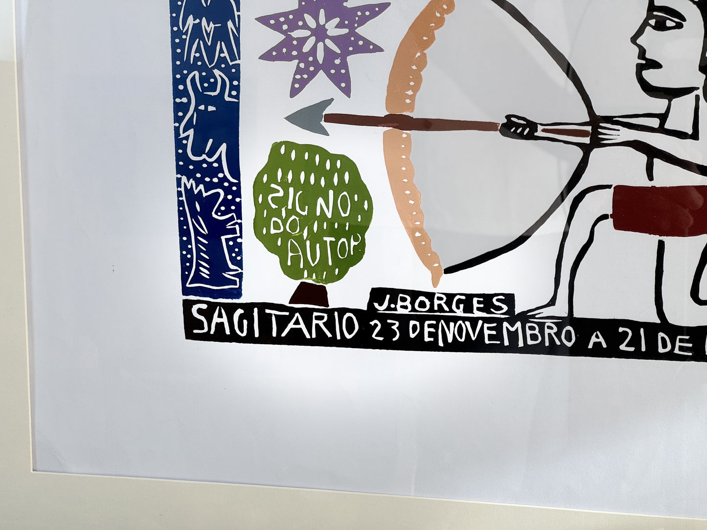 Xilografía J. Borges Sagitario