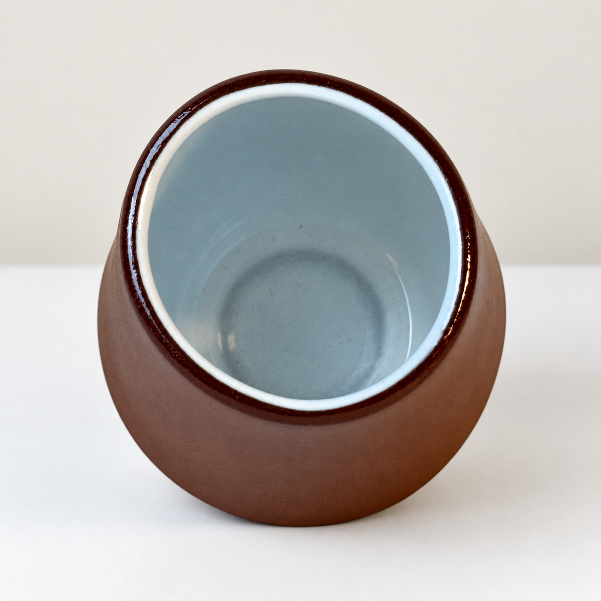 Copo Terracota com Interior Branco - 350ml
