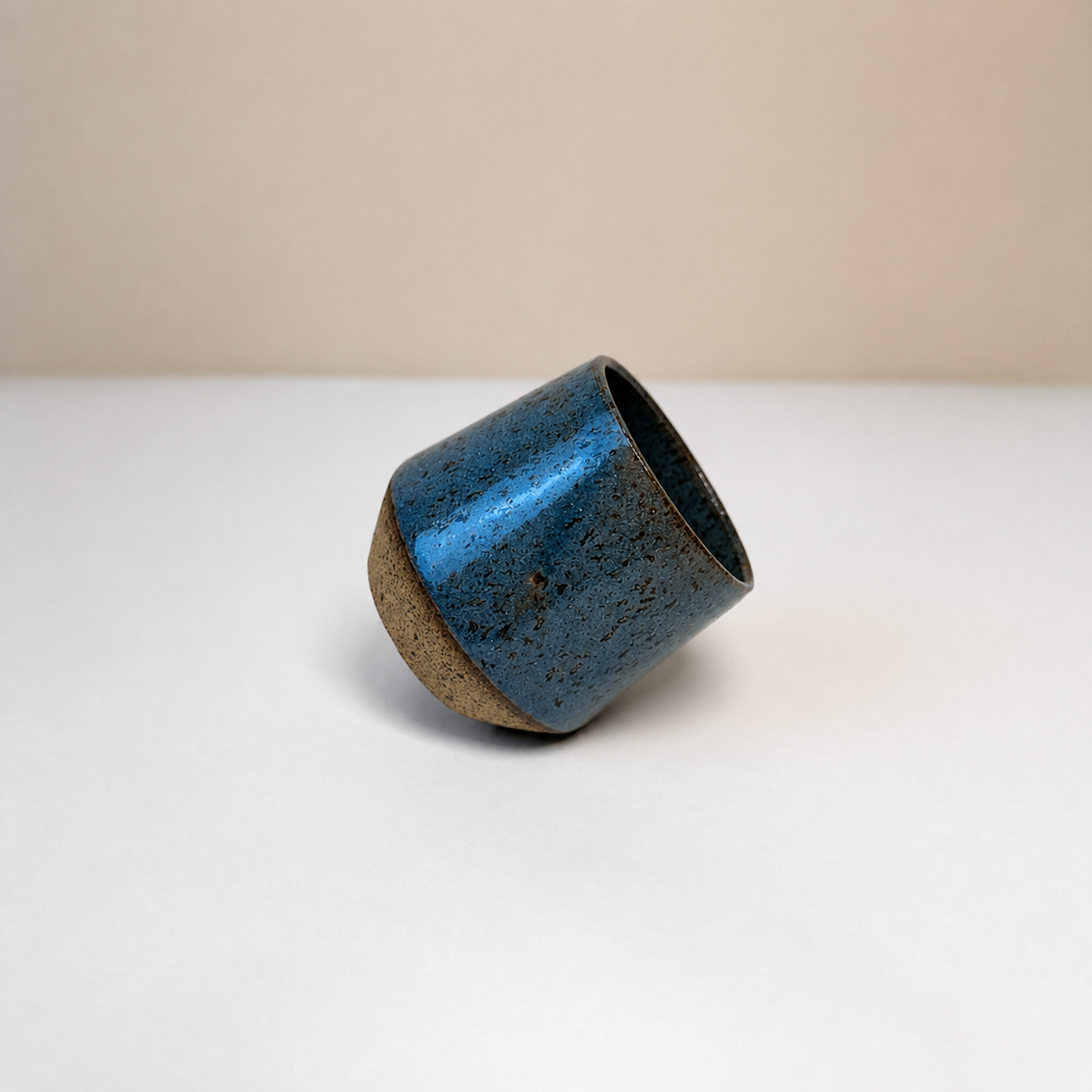 Copo de Cerâmica Azul 110 ml