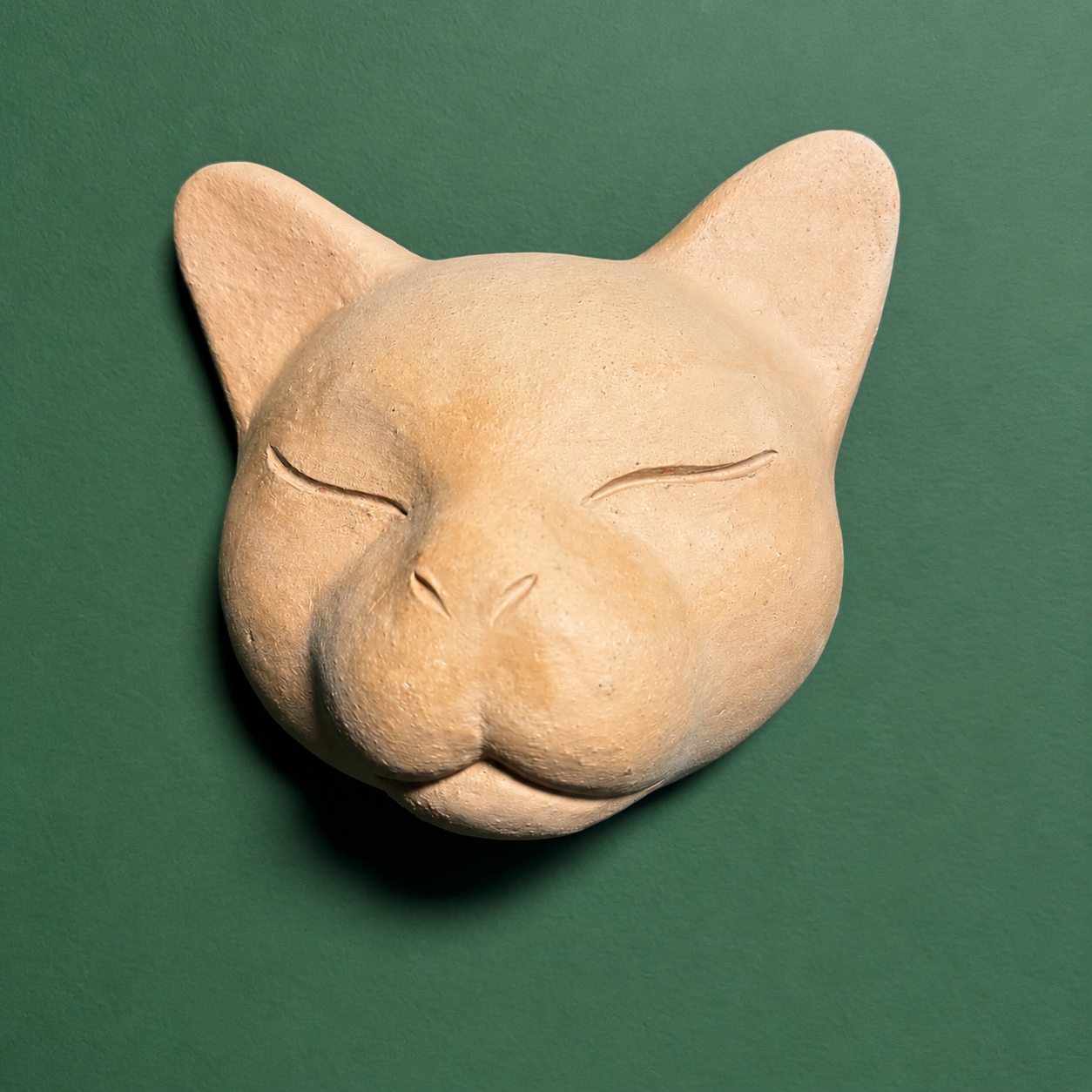Máscara Felino Terracota Natural
