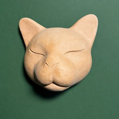 Máscara Felino Terracota Natural