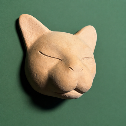 Máscara Felino Terracota Natural