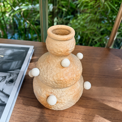 Vaso Escultural Panela de Formiga Médio