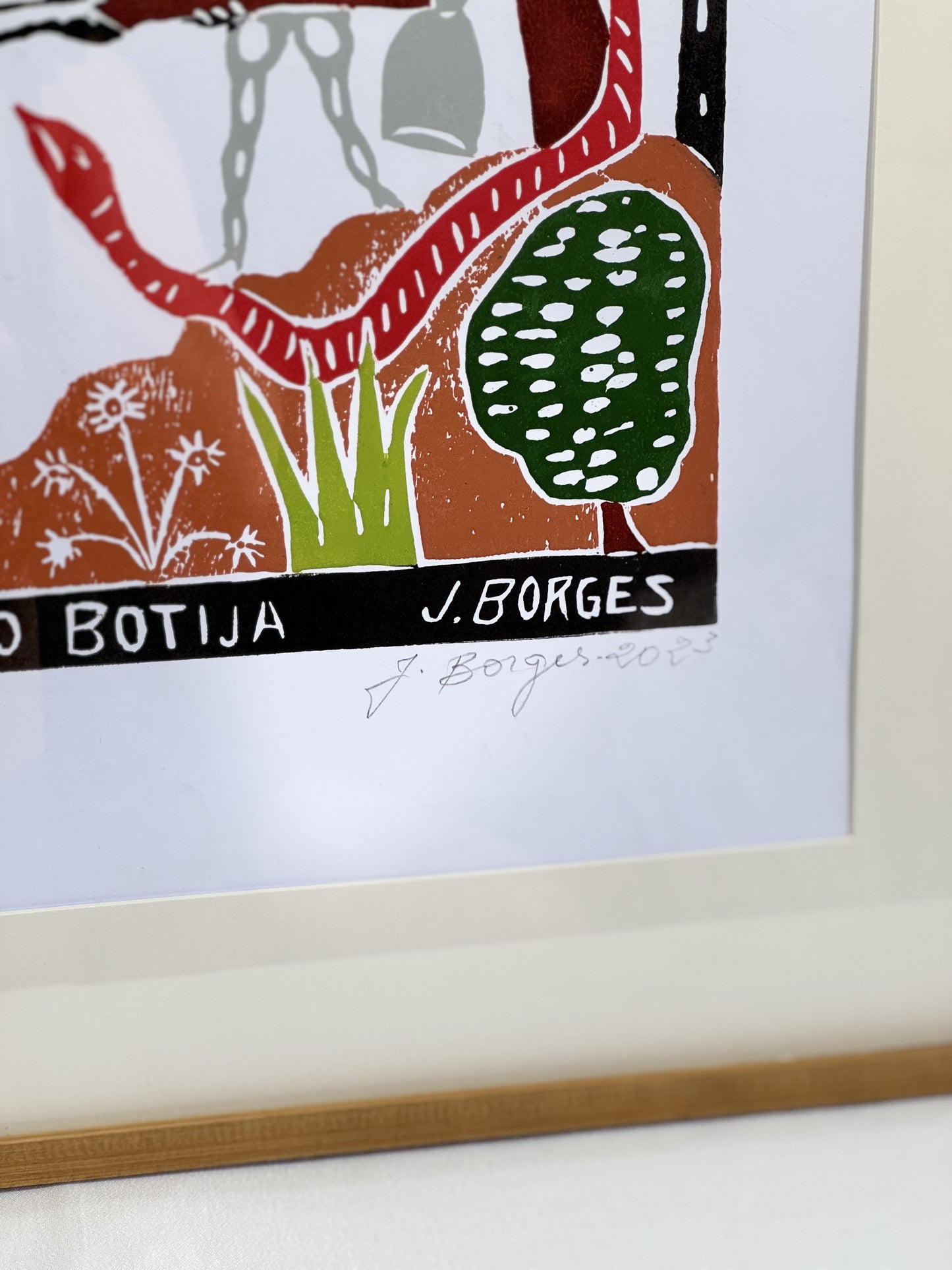 Xilogravura J. Borges Arrancando Botija