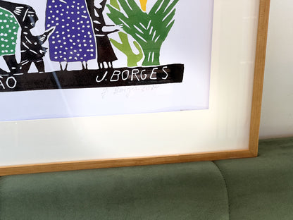 Xilografía J. Borges Mujeres del sertón