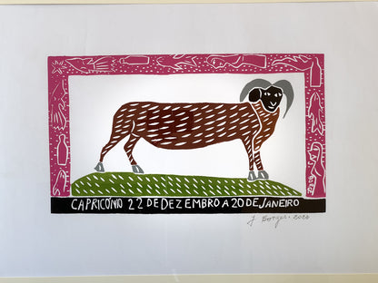 Woodcut J. Borges Capriconio