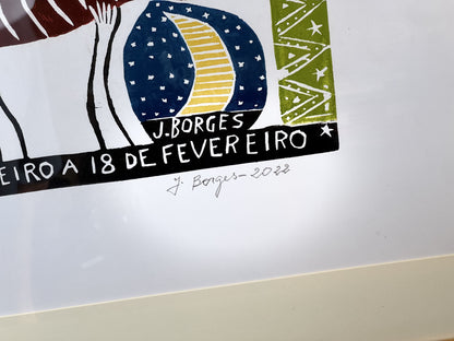 Woodcut J. Borges Aquarium