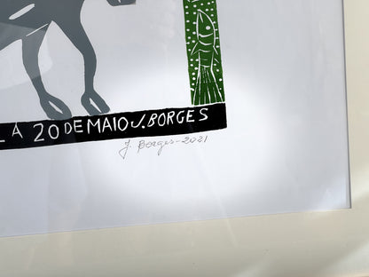 Woodcut by J. Borges Touro