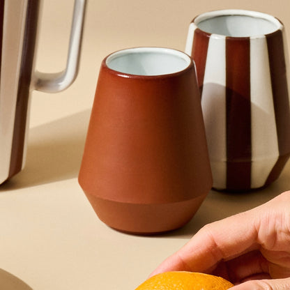 Copo Terracota com Interior Branco - 350ml