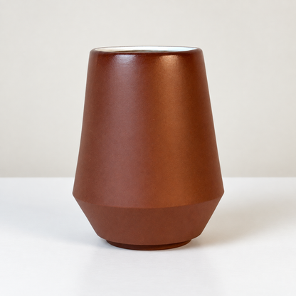 Copo Terracota com Interior Branco - 350ml