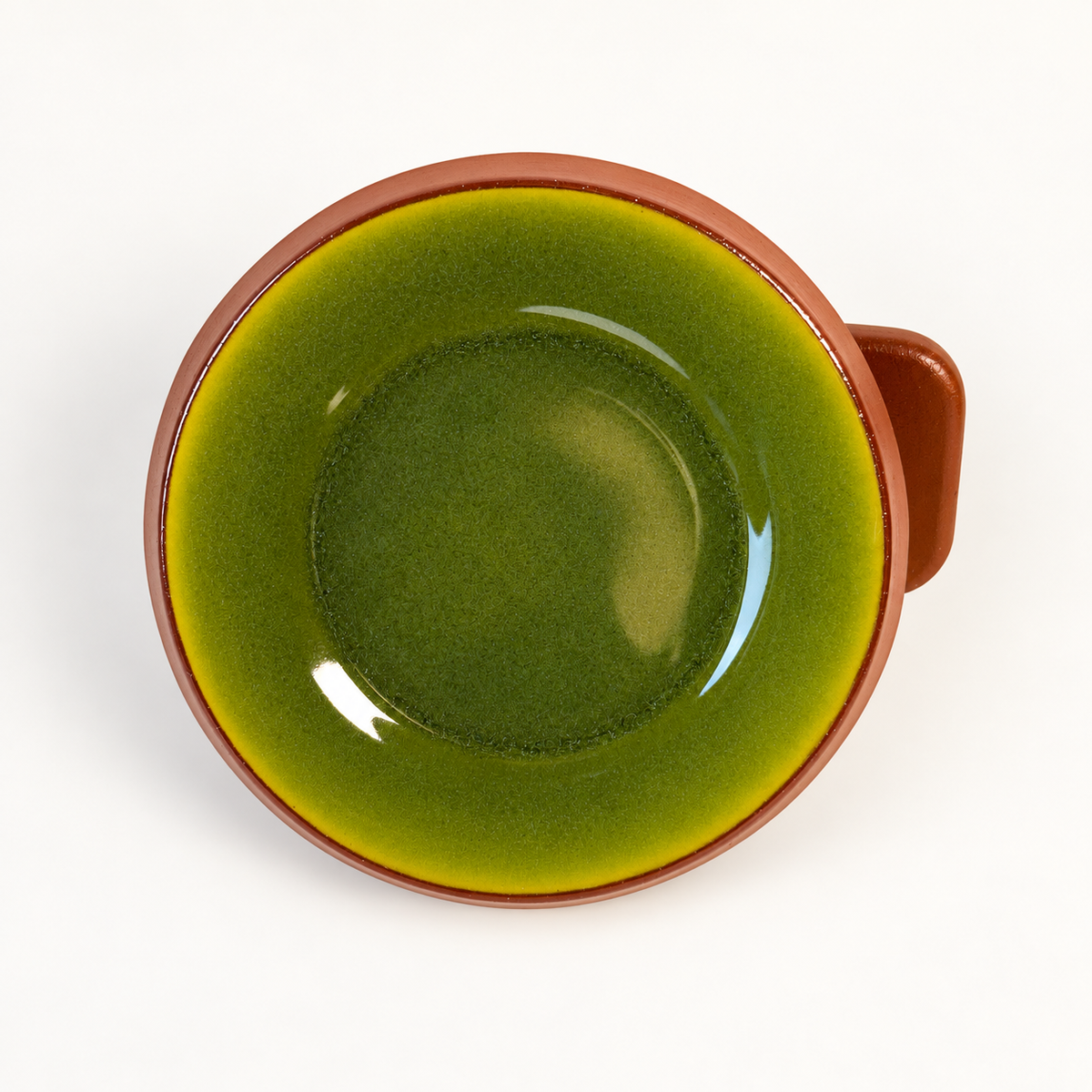 Xícara com pires verde - 250ml