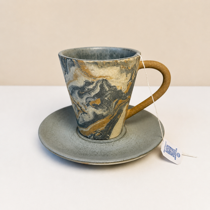Caneca com Pires Nerikomi 250 ml