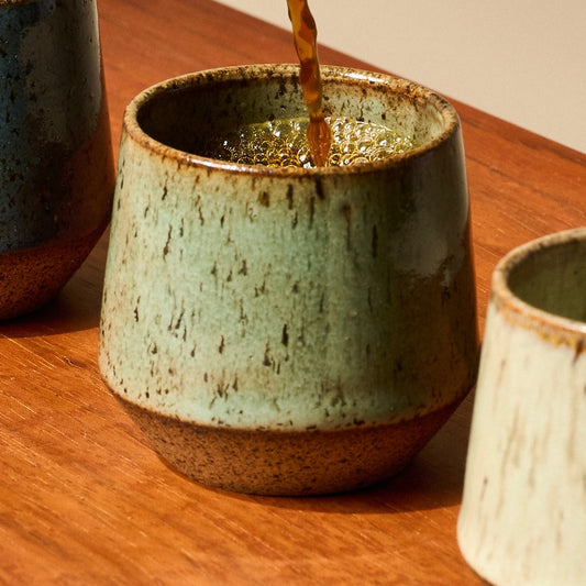 Copo de Cerâmica Verde 110 ml
