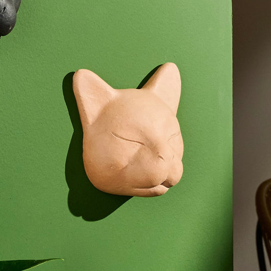 Máscara Felino Terracota Natural