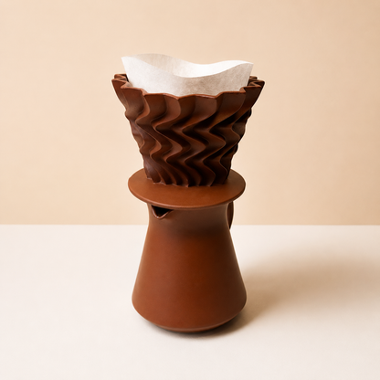 Kit Café Corisco Marrom — Coador e Jarra